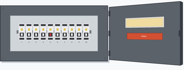 10 Breaker Panel