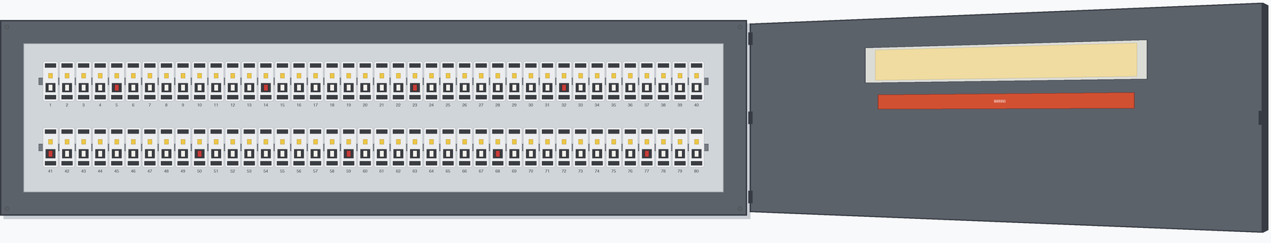 40 Breaker Panel 2 Rows