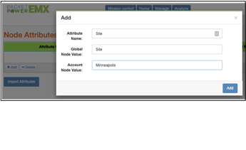 Packet Power EMX create node attributes 