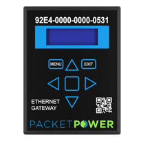 Packet Power Gateway with touchpad