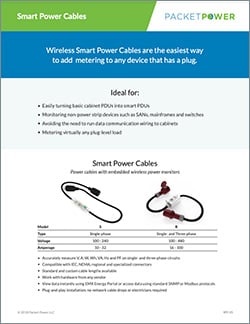 Packet Power Smart Power Cables Brochure