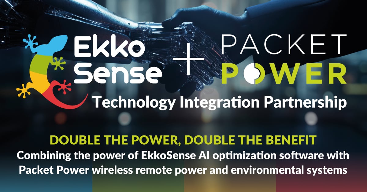 EkkoSense & Packet Power Announce Technology Integration Partnership
