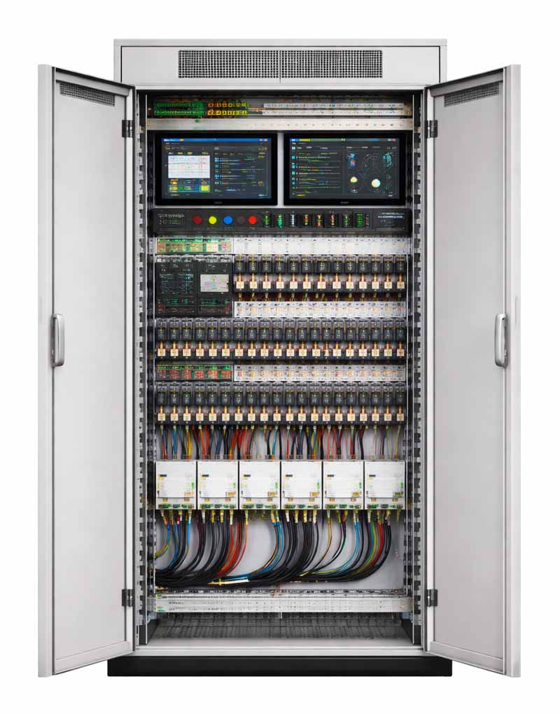 Enclosure Open Dual HMI Wiring